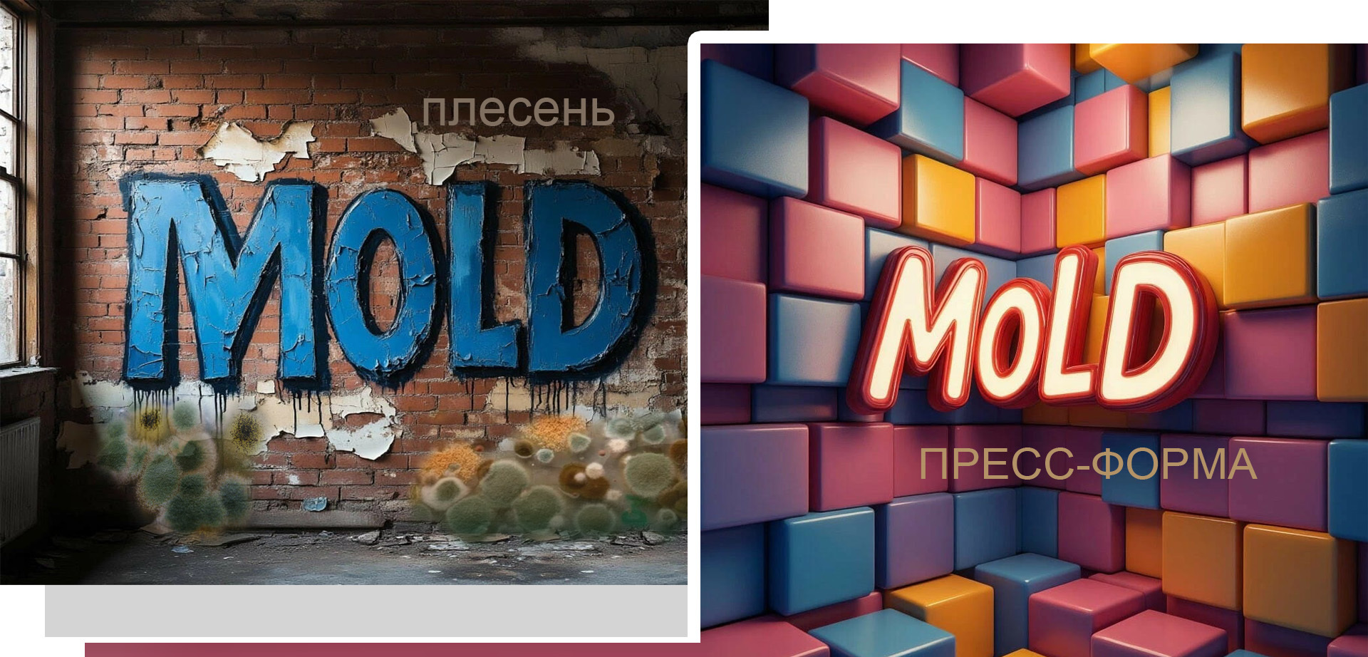 молд плесень пресс форма